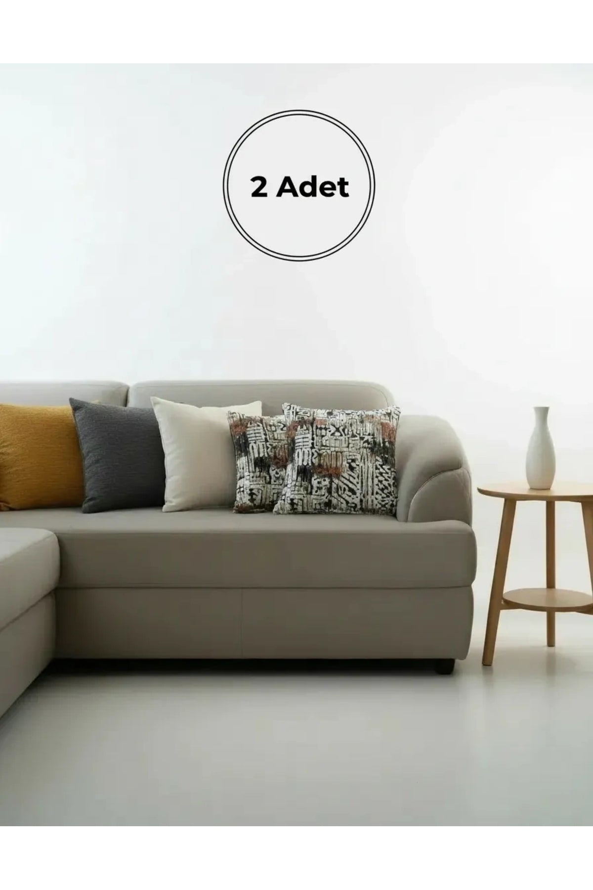 Etnik Desenli Dekoratif Kırlent – Modern Dokuma Tasarım cm