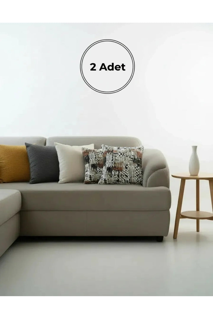 Etnik Desenli Dekoratif Kırlent – Modern Dokuma Tasarım cm